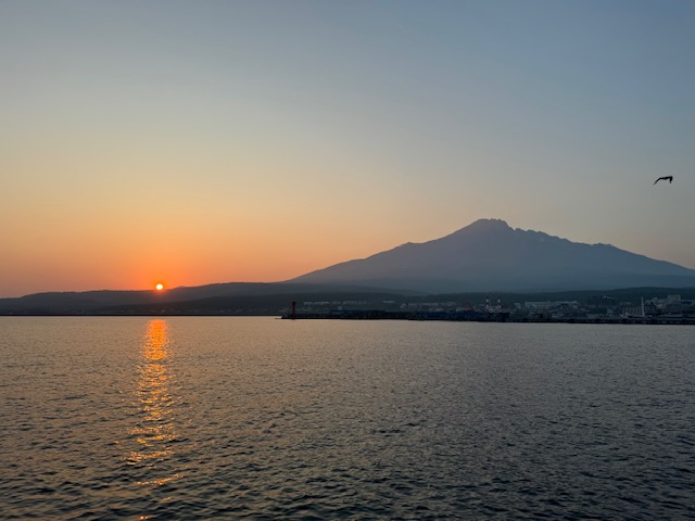 利尻島の日の出